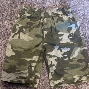 Timberland Kids Camo Shorts - Green